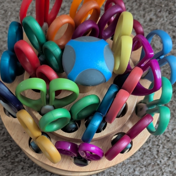 Vibrant Multi-Color And Pattern Scissors Carousel - Picture 4 of 7